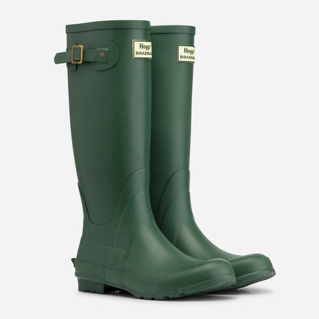 Pair of Hoggs of Fife Braemar Wellington Boots, Green - Wild & Moor