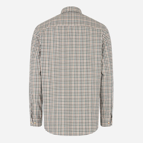 Hoggs of Fife Garvock Cotton Twill Herringbone Check Shirt - Wild & Moor