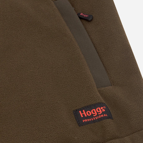 Hoggs of Fife Green King II 1/4 Zip Bonded Fleece Green - Wild & Moor