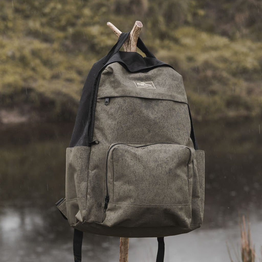 Lifestyle image of Hoggs of Fife Field & Trek Backpack Green/Black - Wild & Moor