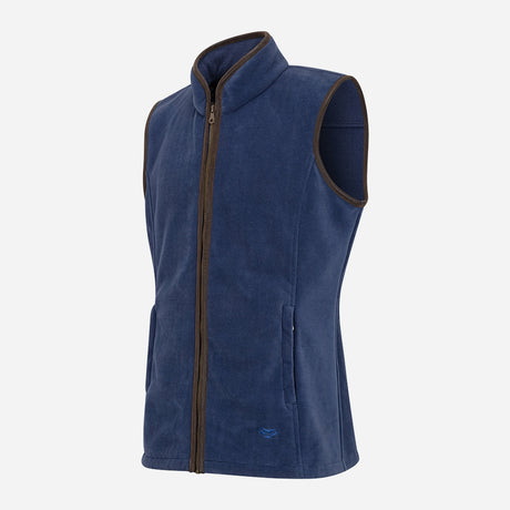 Hoggs of Fife Stenton Ladies Fleece Gilet, Nordic Blue - Wild & Moor