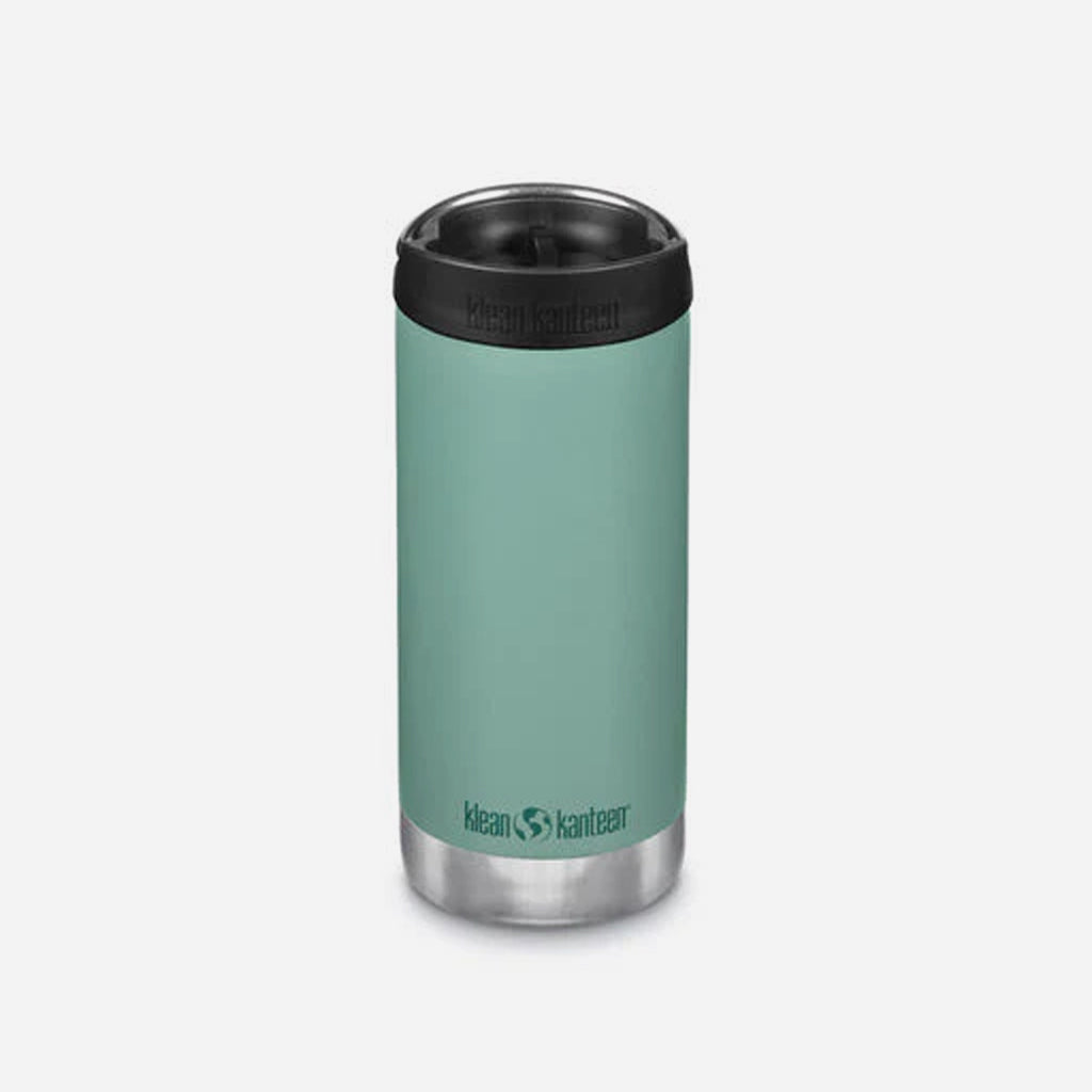 Klean Kanteen 355ml TKWide Insulated Coffee Tumbler with Café Cap Beryl Green - Wild & Moor