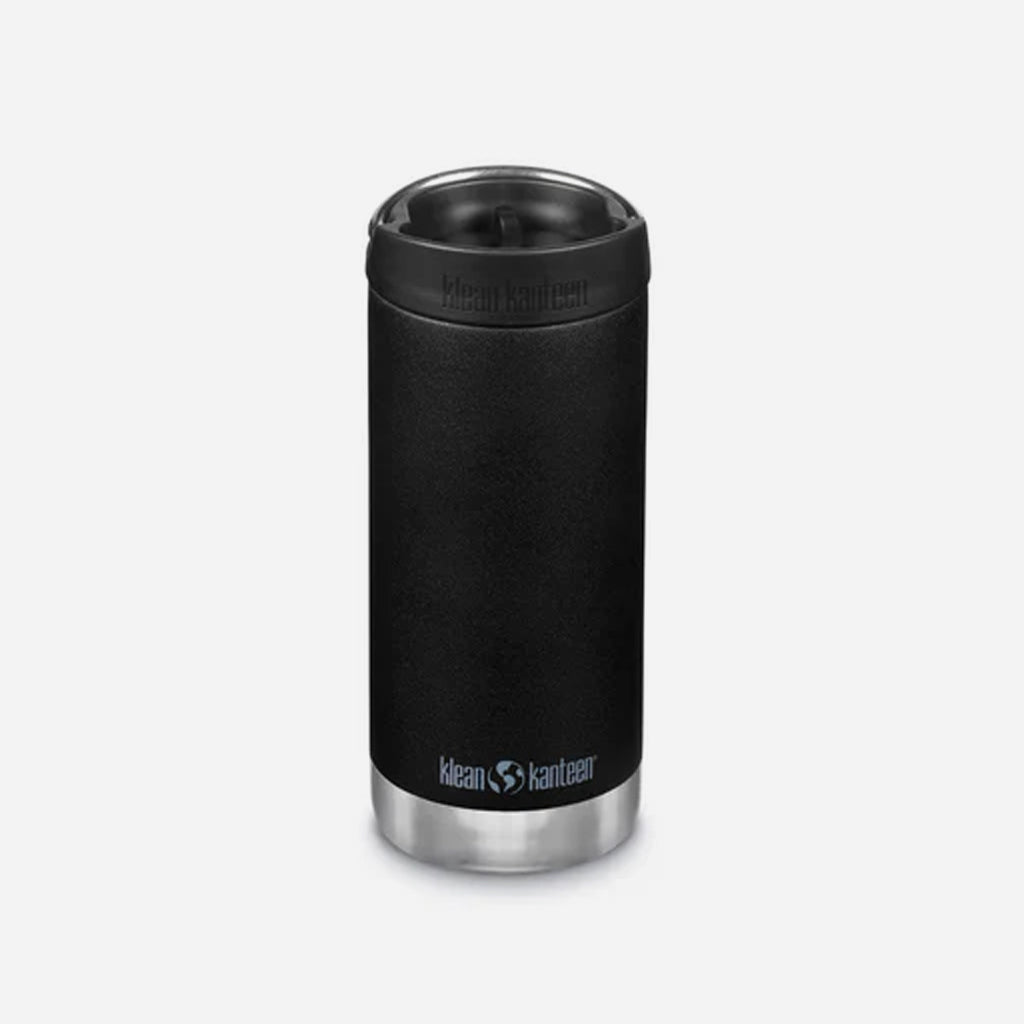 Klean Kanteen 355ml TKWide Insulated Coffee Tumbler with Café Cap Black - Wild & Moor