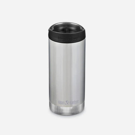 Klean Kanteen 355ml TKWide Insulated Coffee Tumbler with Café Cap Brushed Stainless - Wild & Moor