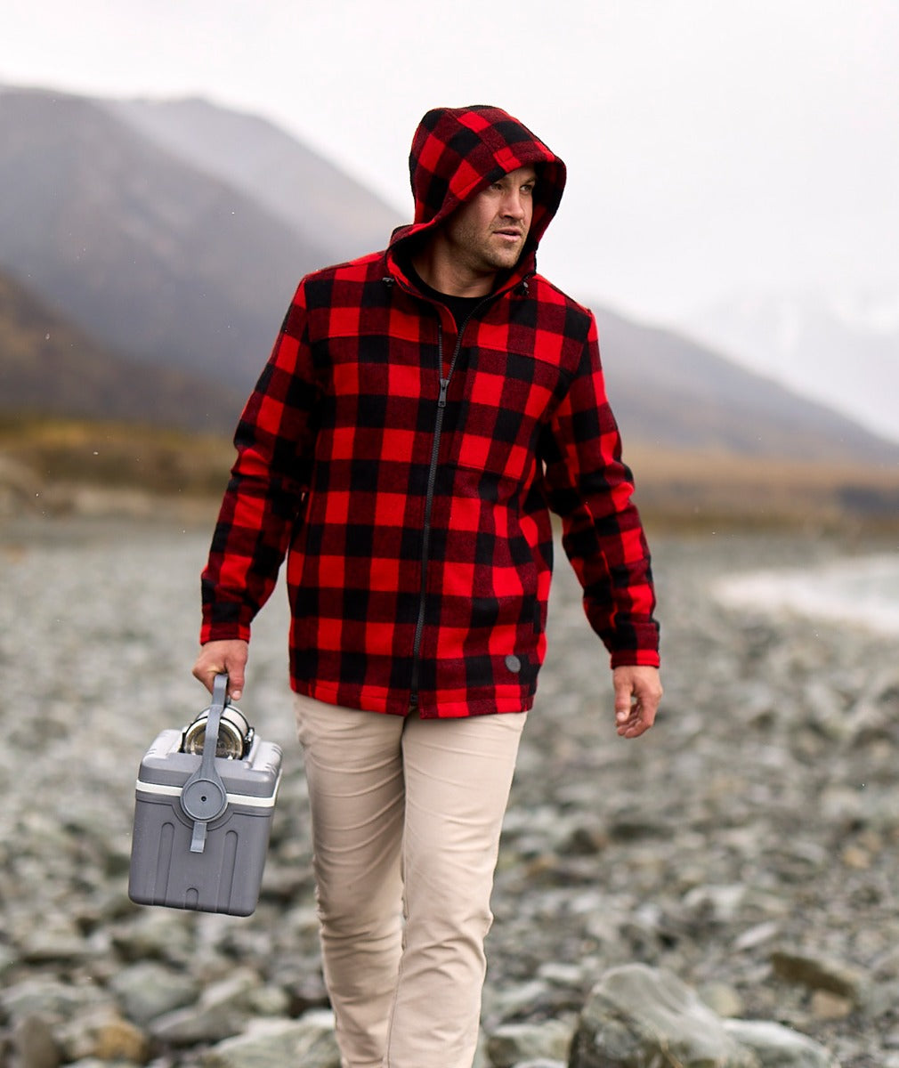 Swanndri men's hudson wool hoody sale