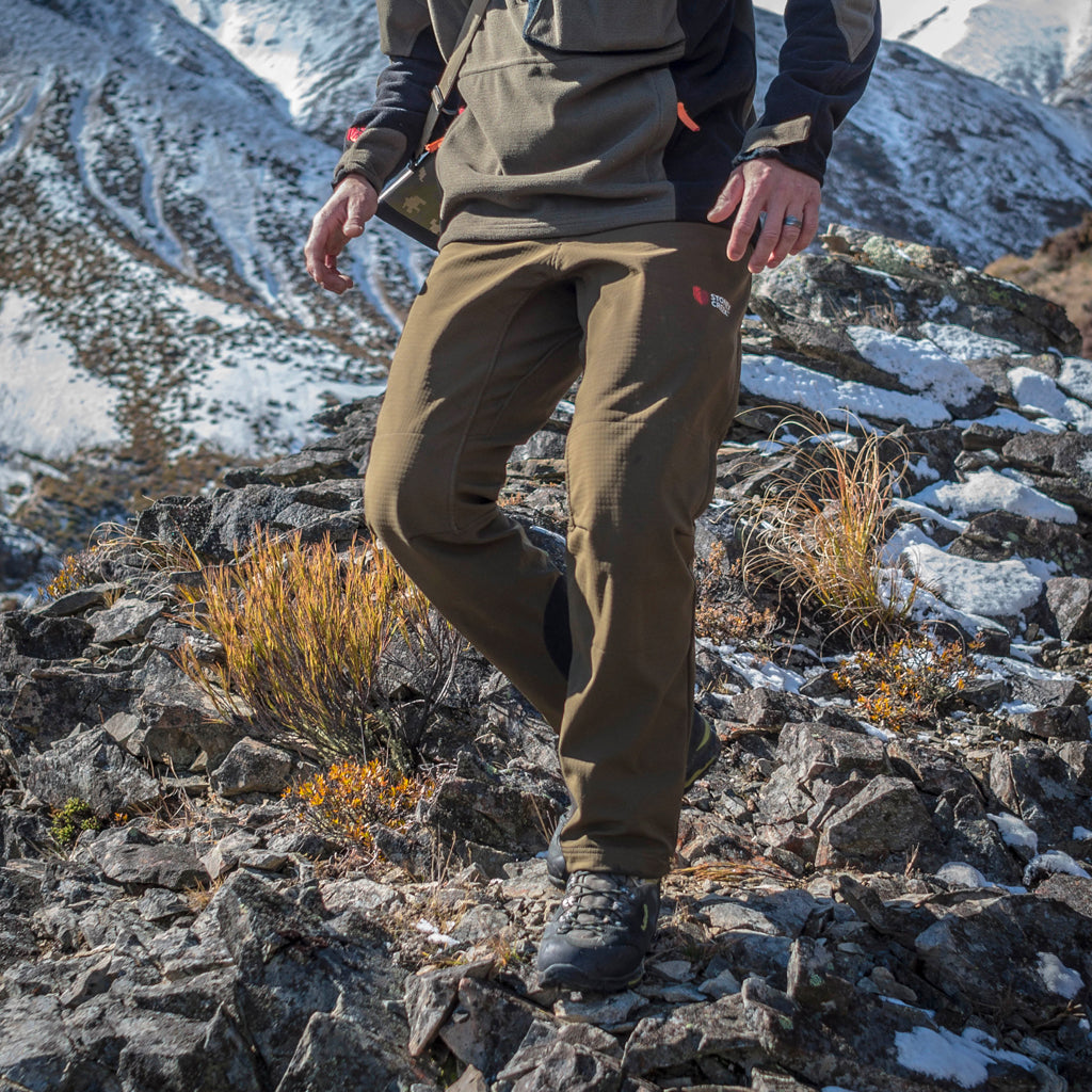 Lifestyle image of Stoney Creek Mens Landsborough Trousers - Wild & Moor