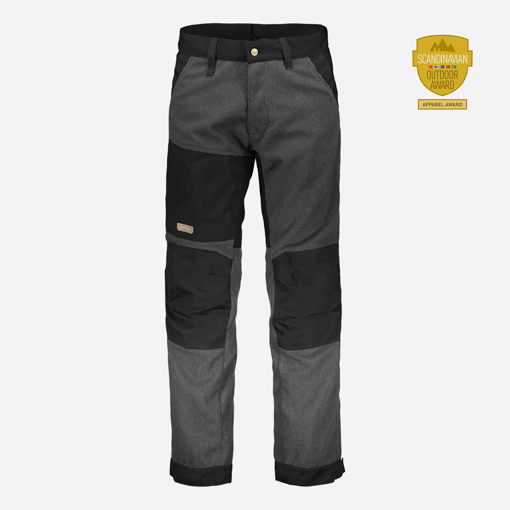 Front of Sasta Kaarna Trousers Charcoal Grey