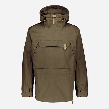 Front of Sasta Katmai Anorak Forest Green