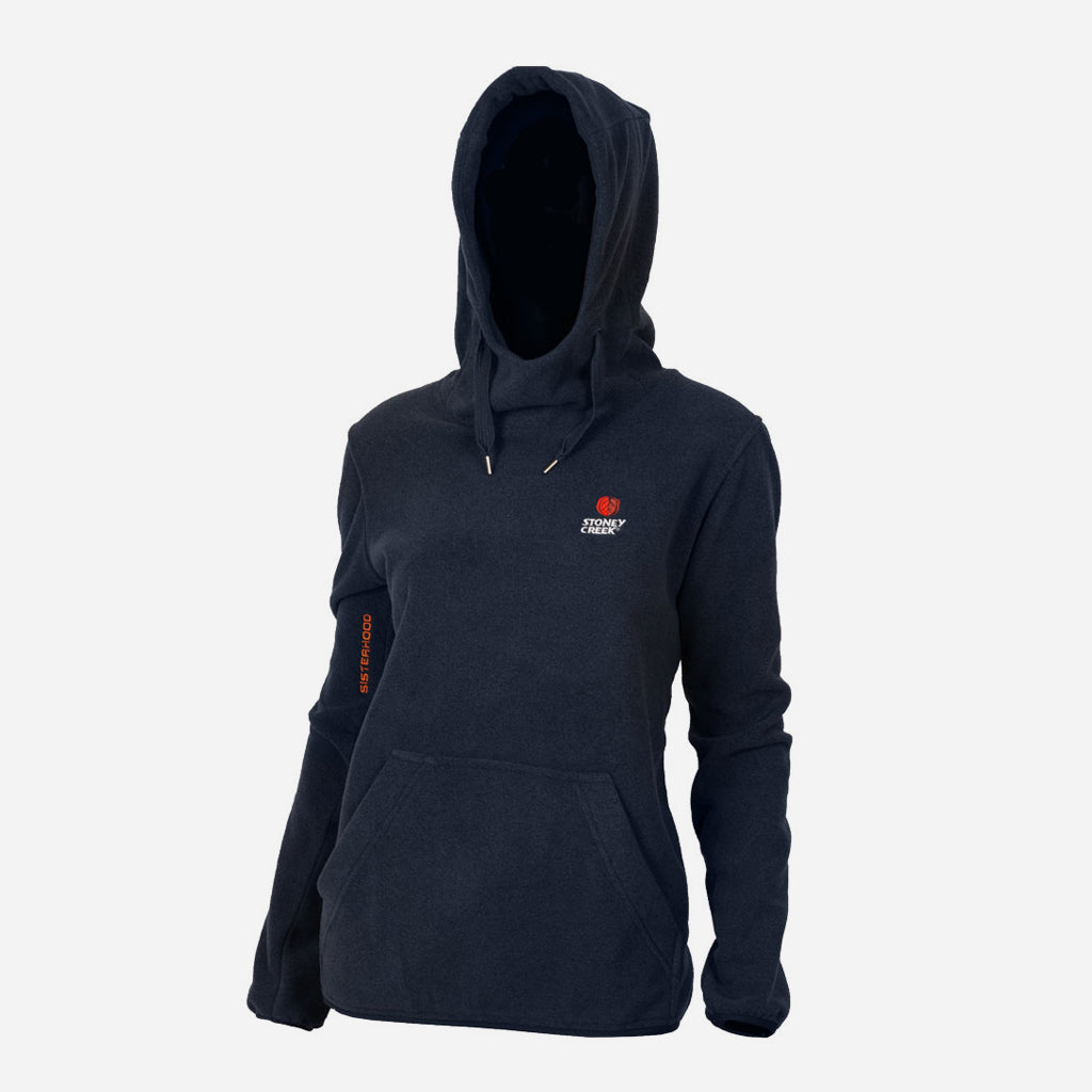 Stoney creek lace sales up fleece hood