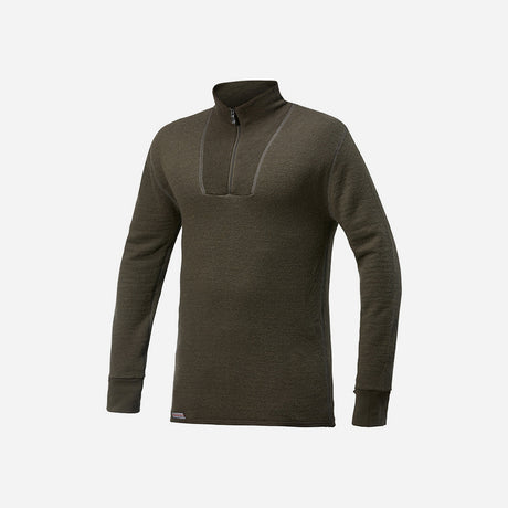 Woolpower Zip Turtleneck 200 Pine Green